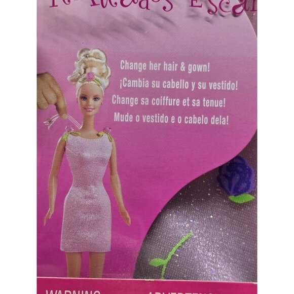 Rose Princess Blonde Barbie Doll Mattel 2000- New In Box - Picture 6 of 16
